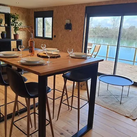 Chalet Les Pieds Dans L'Eau La Campagne A La Ville Saint-Doulchard Exterior foto